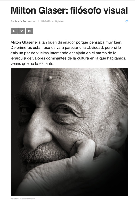 Autora - Milton Glaser - Graffica